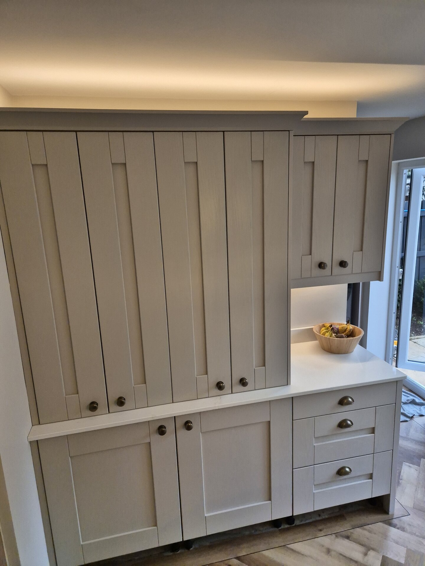 Completed fitted kitchen installed by Home Design Products Ltd